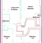 & ! 3 Bedrooms, 2 Bathrooms Apartment *
